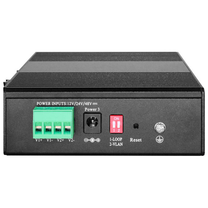 LevelOne Switch di Rete Gestito Gigabit Ethernet PoE Serie IGS-2108P Nero