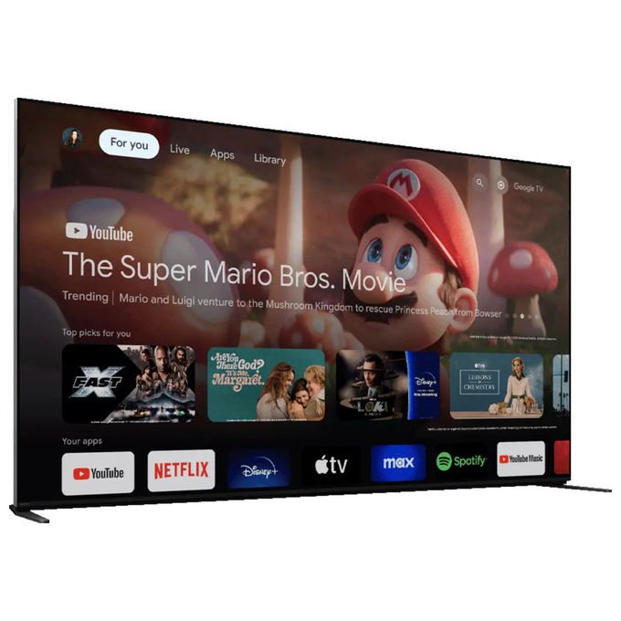 SONY K65XR90PAEP Tv 65'' 4K Ultra Hd Smart Tv Qled Wi-Fi Nero
