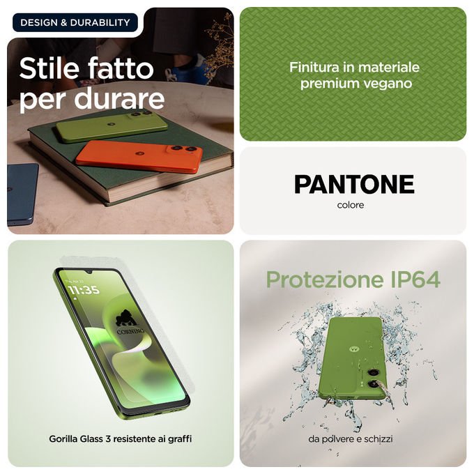 Motorola Moto G06 Smartphone Doppia SIM 256 GB 8 GB Verde