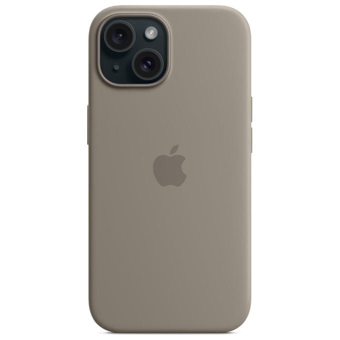 Apple Custodia MagSafe in Silicone Grigio Creta per iPhone 15