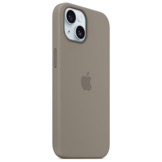 Apple Custodia MagSafe in Silicone Grigio Creta per iPhone 15