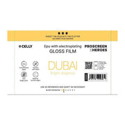 Celly Pellicola Protettiva Lucida Dubai Pacco da 10