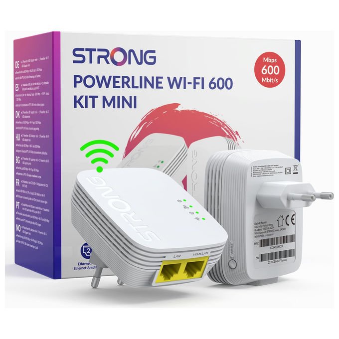 Strong Powerline 600 Duo Mini Kit 600 Mbit-s 2 Adattatori