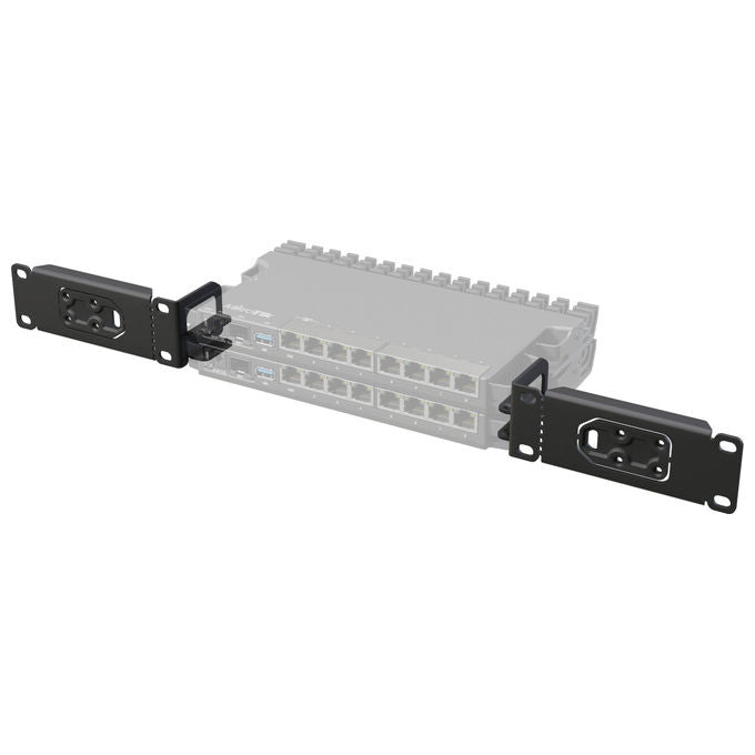 Mikrotik Kit Montaggio Rack K-79 per Router RB5009 e Serie L009 Nero