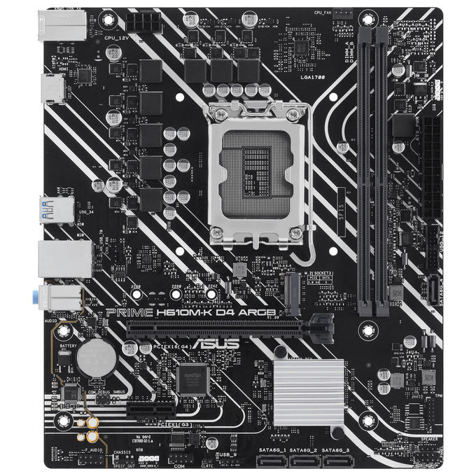 Asus Prime H610M-K D4 ARGB Scheda Madre Intel H610 LGA 1700 micro ATX