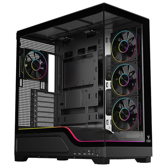 Itek Showbui Wave 82B Case Tower Nero Gaming ATX