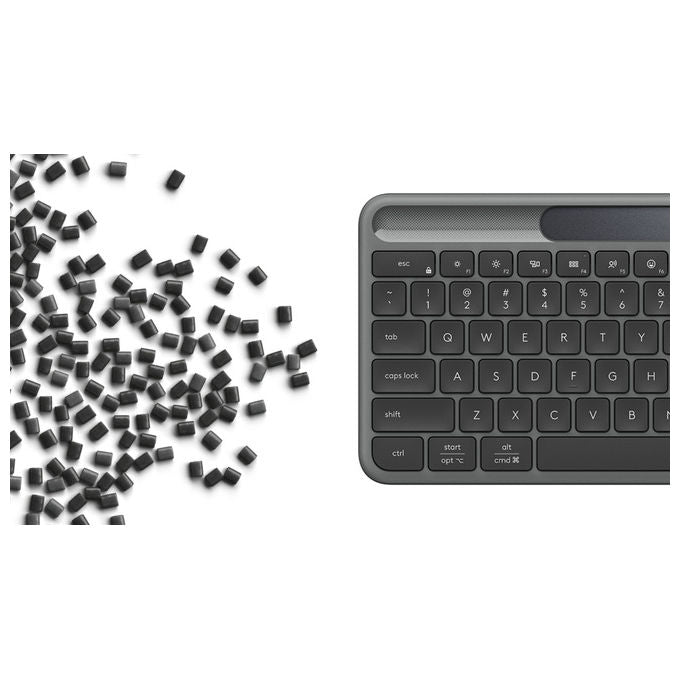 Logitech Tastiera Slim Solar Grafite Layout Italiano