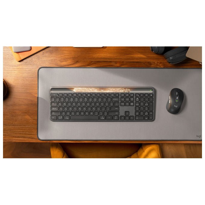 Logitech Tastiera Slim Solar Grafite Layout Italiano