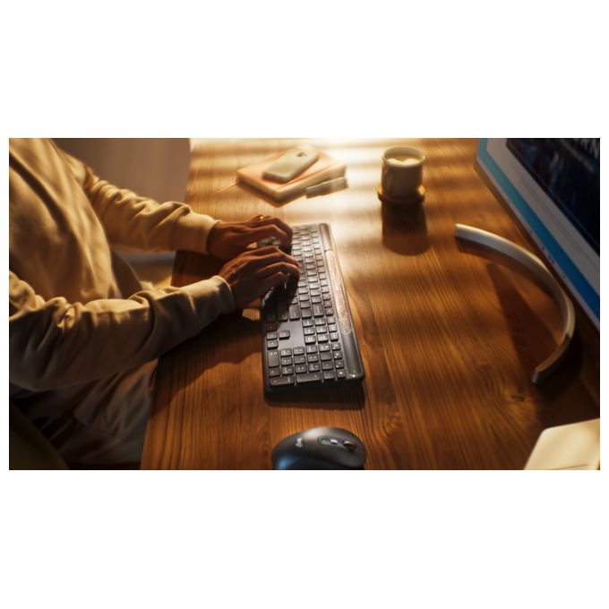 Logitech Tastiera Slim Solar Grafite Layout Italiano