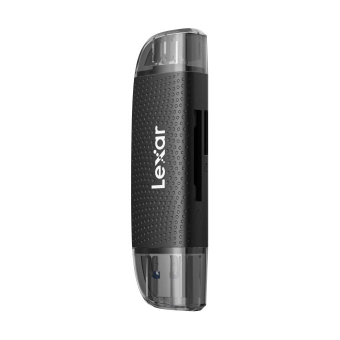Lexar Lettore di Schede USB-A-C Doppio Slot Nero