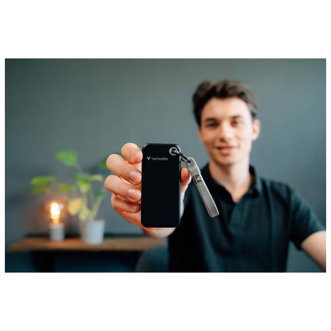 Verbatim SSD Portatile 1 TB USB Tipo-C 3.2 Gen 2 Nero e Grigio