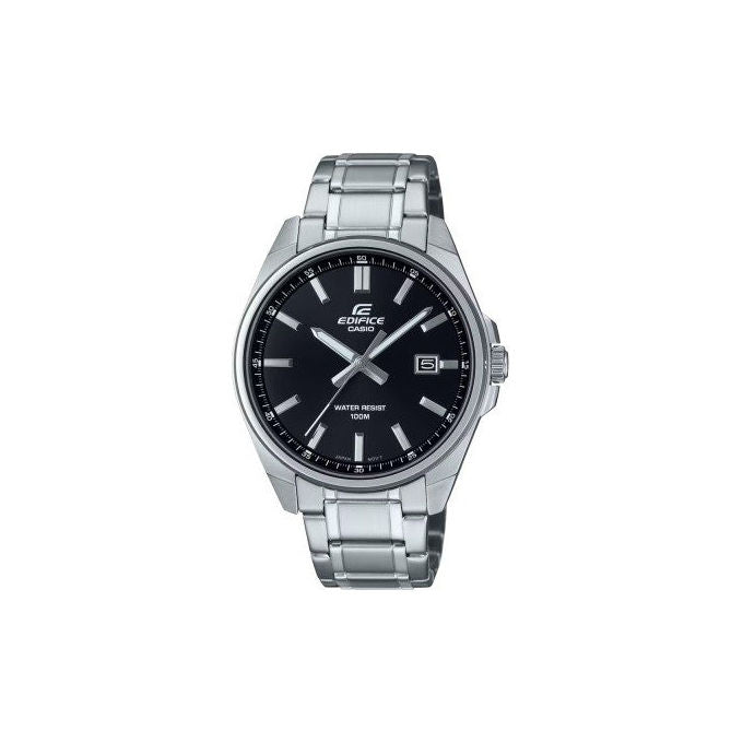 Casio Edifice Orologio Uomo Classico Quadrante Nero Acciaio Inossidabile EFV-160D-1AVEF