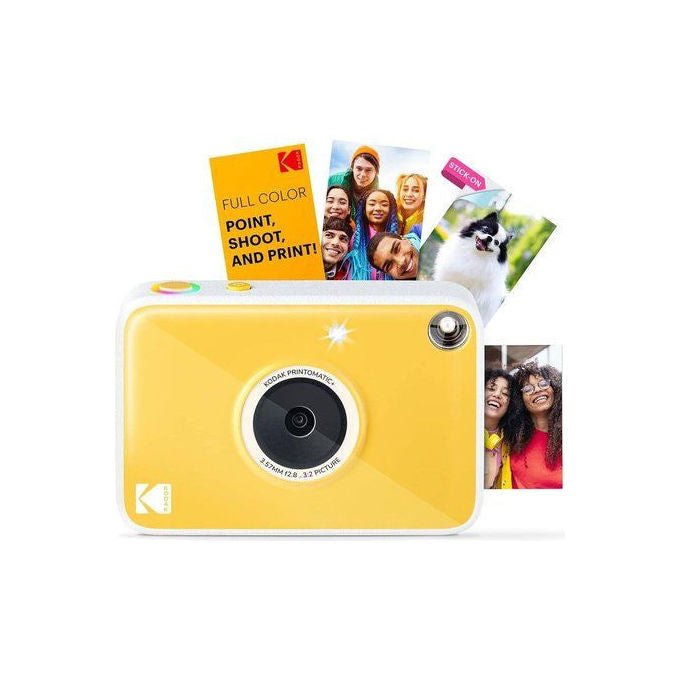 Kodak, Fotocamera Istantanea Printomatic+, 10MP, Stampa 2x3, Giallo - Yeppon