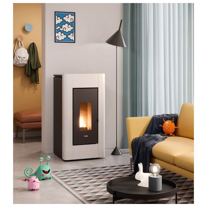 Cadel Stufa a Pellet Canalizzabile Prince Plus 11 Antracite 11 kW