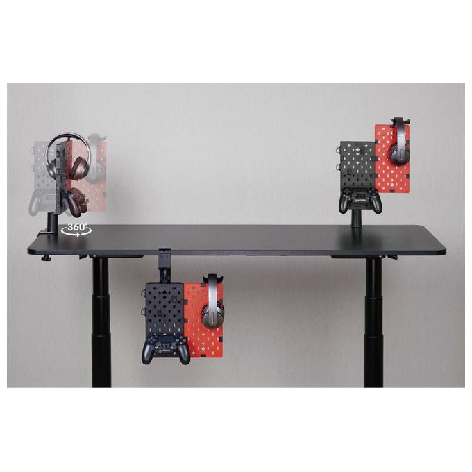 Manhattan Supporto Controller e Auricolare Passivo Nero Rosso