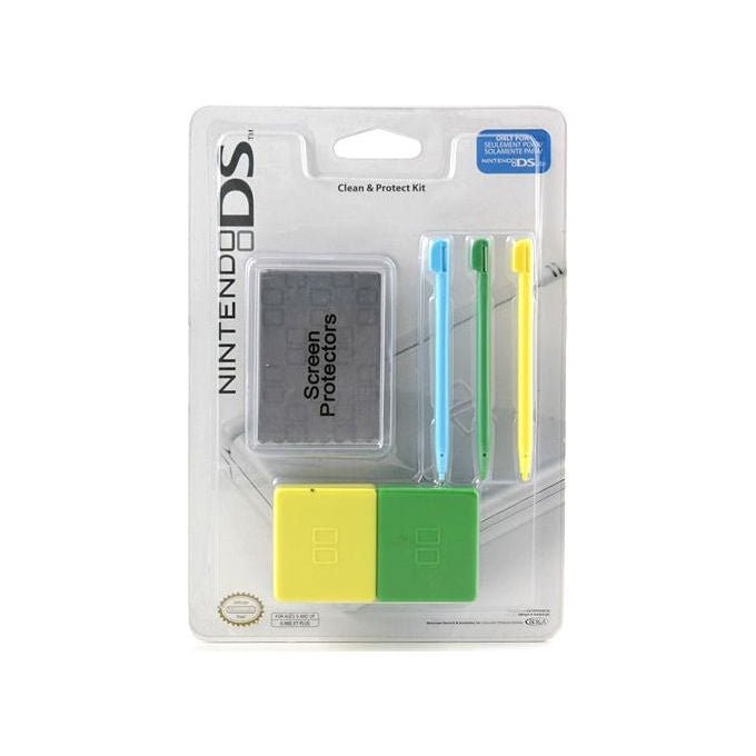 BG Games Kit Pulizia e Protezione Nintendo DS Lite 3 Pennini 2 Custodie Panno