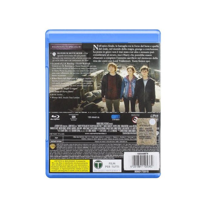 Warner Bros Harry Potter e i Doni della Morte Parte 2 Blu-ray ITA