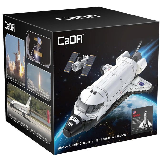 Cada, Space Shuttle Discovery, Modello C56051W, 475 Pezzi, Nasa