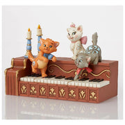 Disney Traditions Gli Aristogatti Gattini al Pianoforte Statuetta Decorativa Resina Jim Shore