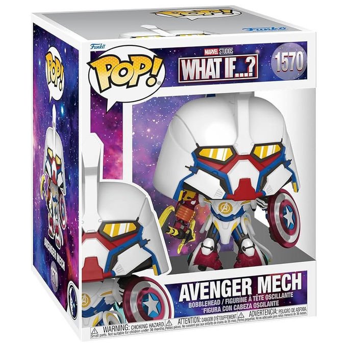 Funko Pop! Super Mech Marvel What If Action Figure Serie Chibi Characters
