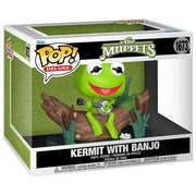Funko The Muppets Pop! Deluxe Figura Vinile Kermit con Banjo 9 cm