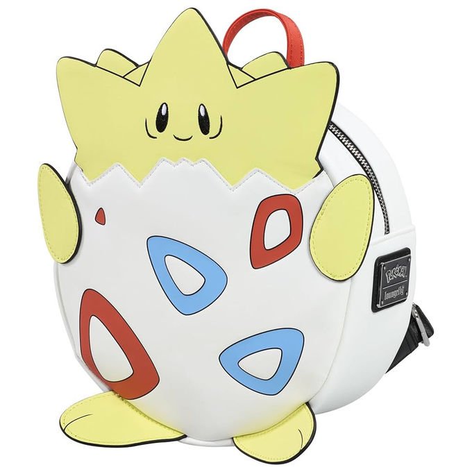 Loungefly Mini Zaino Togepi Pelle Vegana Pokémon 23x27x11 cm