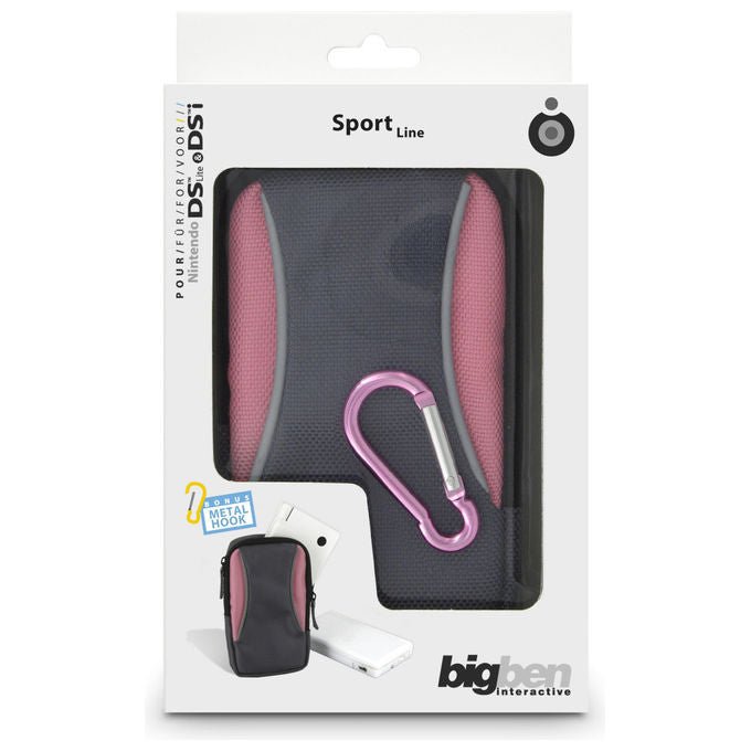 Bigben Interactive Custodia a Libro Sport DS Nintendo Grigio Rosa