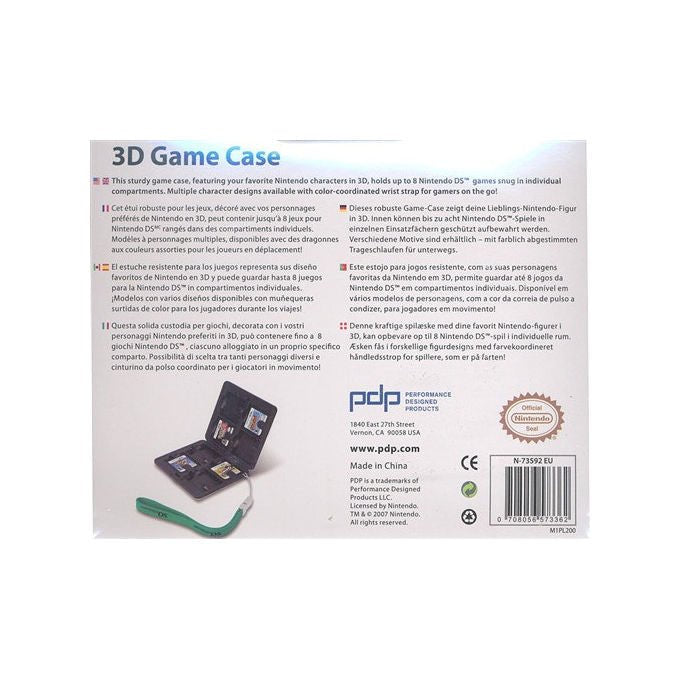 Pelican Custodia Giochi DS Metallo Mario Licenza Nintendo