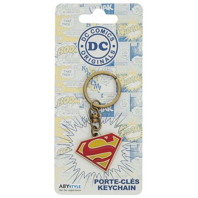 Abystyle Portachiavi in Gomma Dc Logo di Superman
