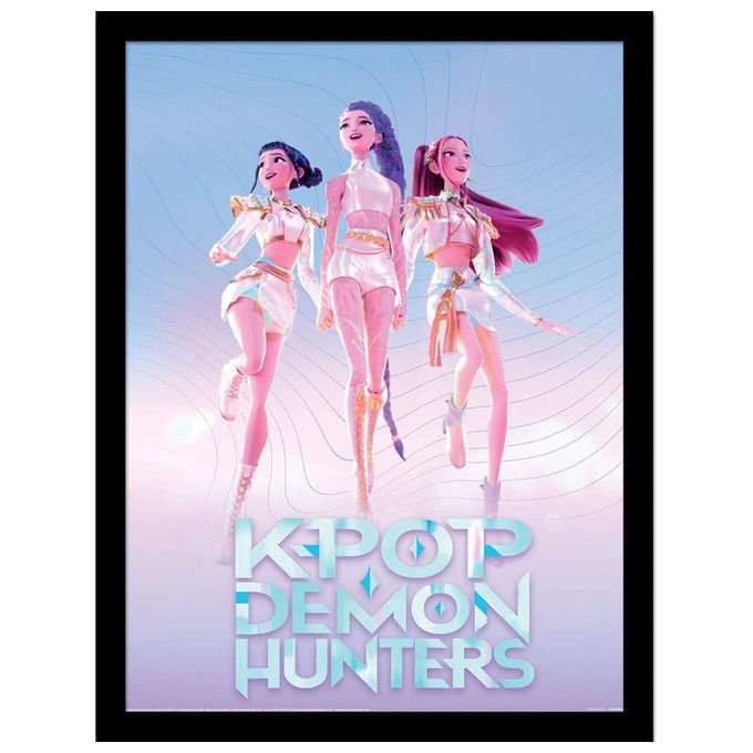 Pyramid International Poster Incorniciato KPop Demon Hunters Collector 30 x 40 cm
