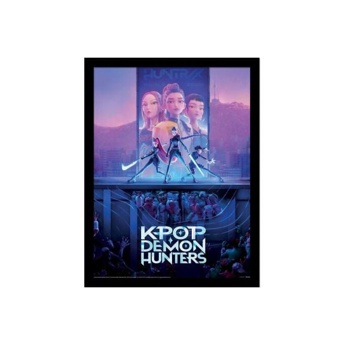 Pyramid International Poster Incorniciato Serie TV Demon Hunters Collector Print 30 x 40 cm