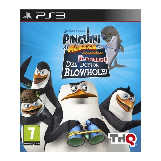Thq I Pinguini di Madagascar: Il Ritorno del Dr Blowhole Ps3 Azione Avventura