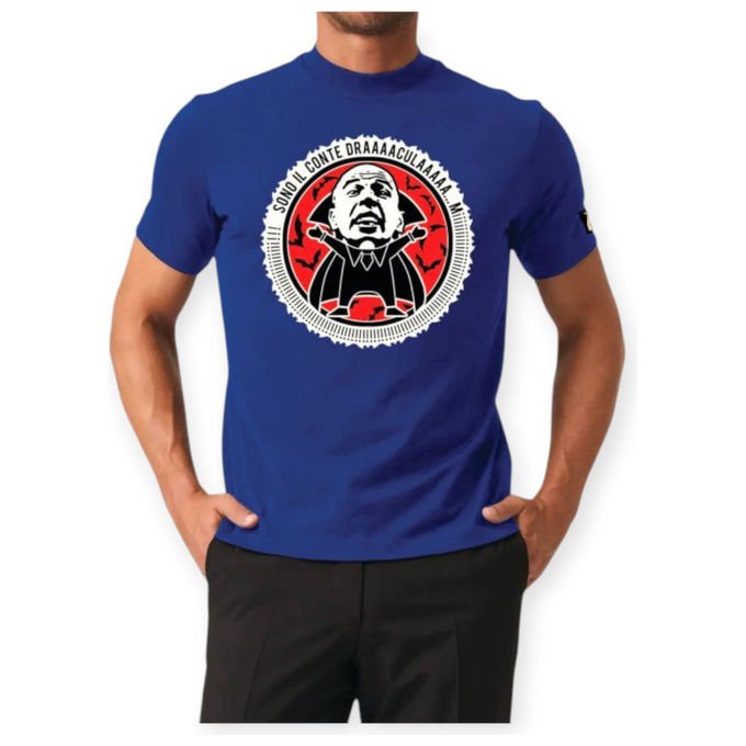 Myagg T-Shirt Dracula Blu Taglia L