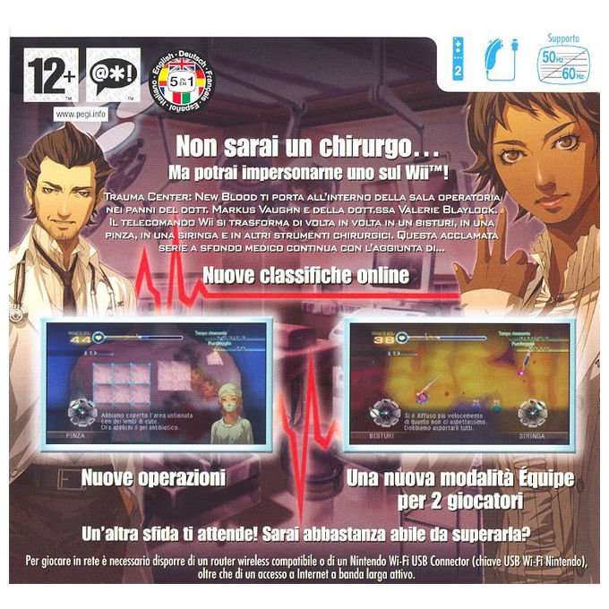 Nintendo Trauma Center New Blood Wii Standard gioco ITA