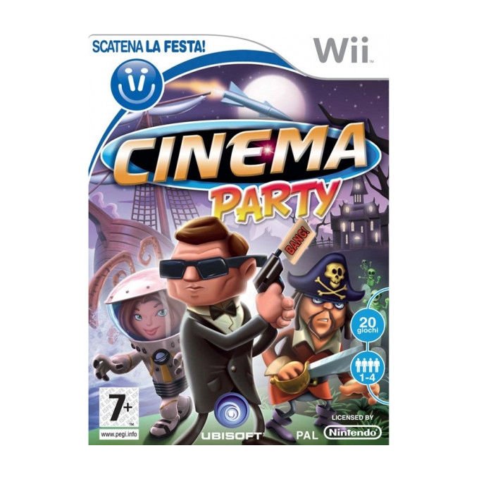 Ubisoft Scatena la Festa Cinema Party Wii Social Game Italiano