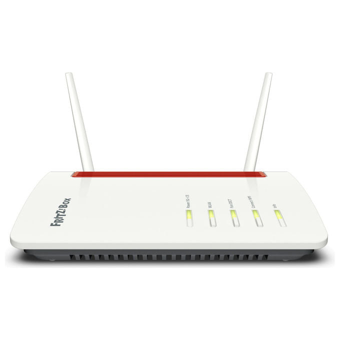 Fritz! Box 6850 Router 5G Wireless, Dual Band, Gigabit Ethernet, Bianco
