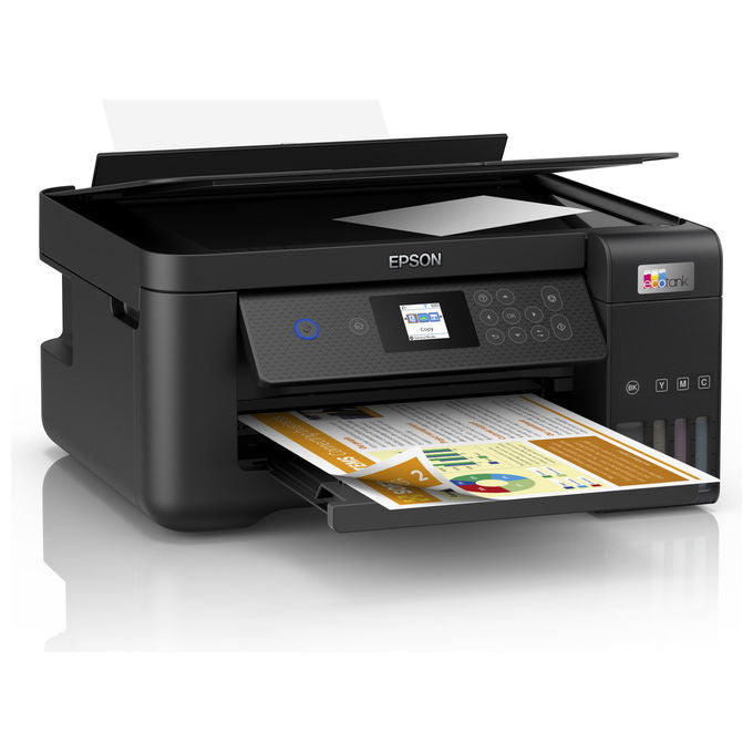 Epson EcoTank ET-2850, Stampante Multifunzione Inkjet A4, Serbatoi Ricaricabili, Wi-Fi
