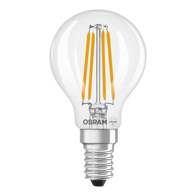 Osram Lampadina LED Bianco Caldo 2700K 3.4W E14