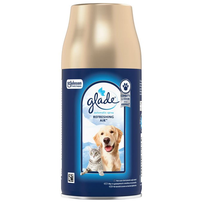 Glade Ricarica Spray Automatico Refreshing Air Pet 269ml Anti Odori Animali