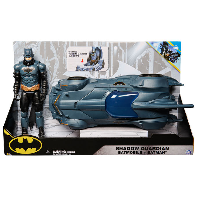 Spin Master Batmobile Shadow Guardian DC Comics con Action Figure Batman