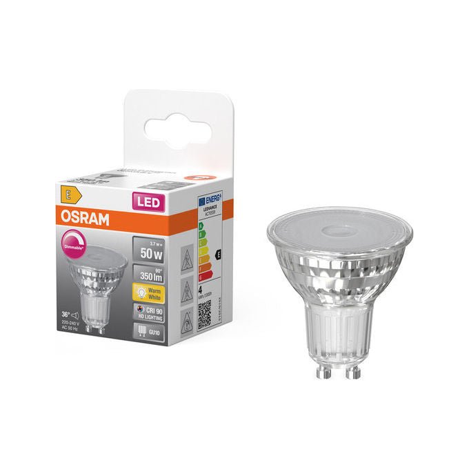 Osram Lampada LED GU10 Bianco Caldo 2700 K 3.7 W