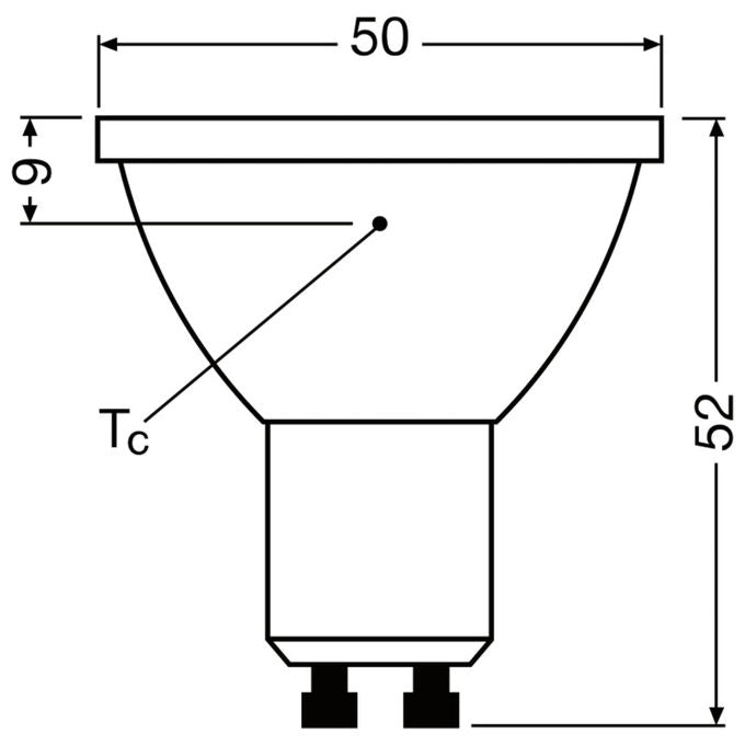 Osram Lampada LED Superstar Par16 6.1W GU10 Dimmerabile Bianco Caldo
