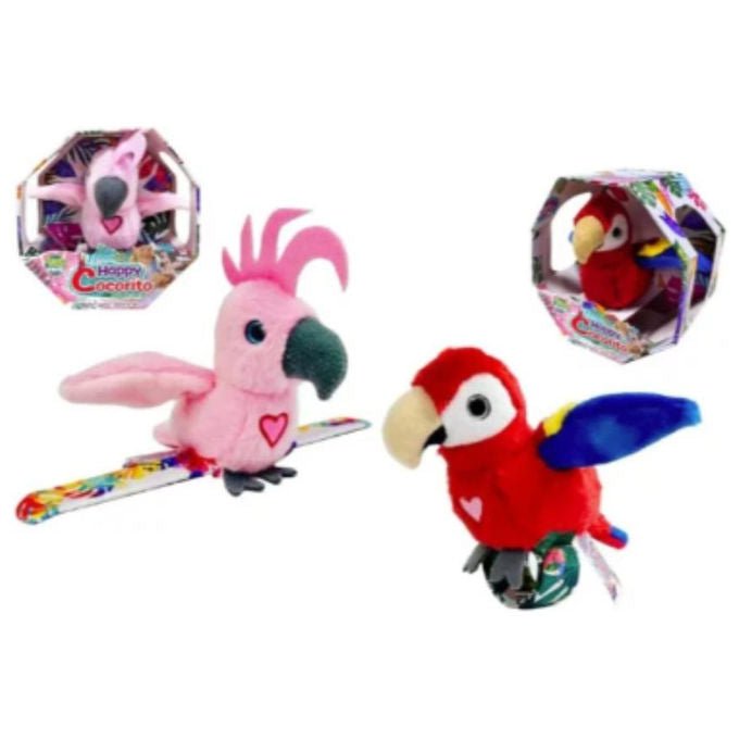 Yes Toys Happy Cocorito Pappagallo Interattivo Parlante e Canterino Peluche 3+