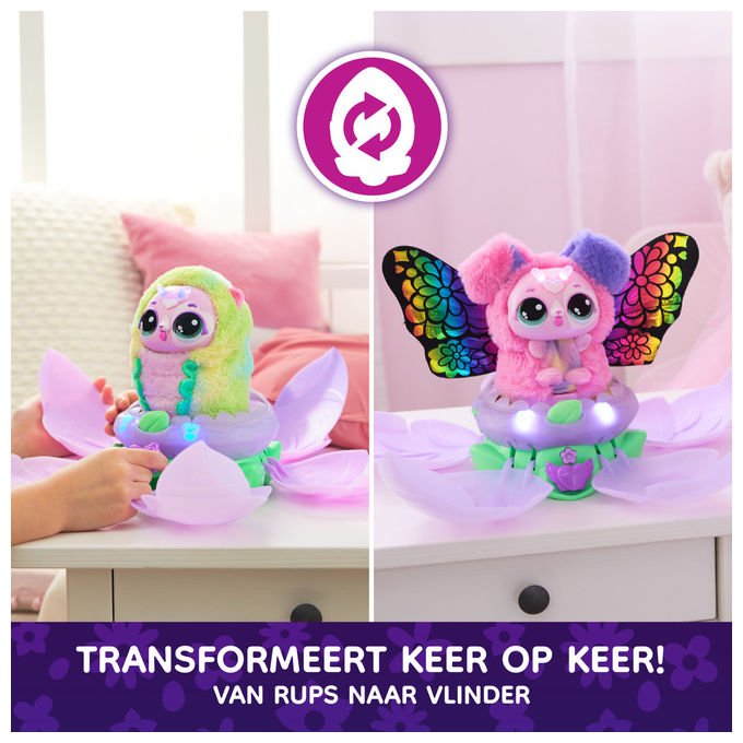 Spin Master Bloomables Peluche Interattivo Fiore Trasformabile Oltre 100 Suoni e Reazioni