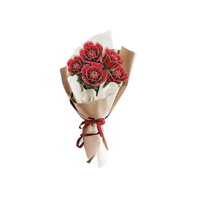 GP TOYS Puzzle 3D Bouquet di Rose Multicolore