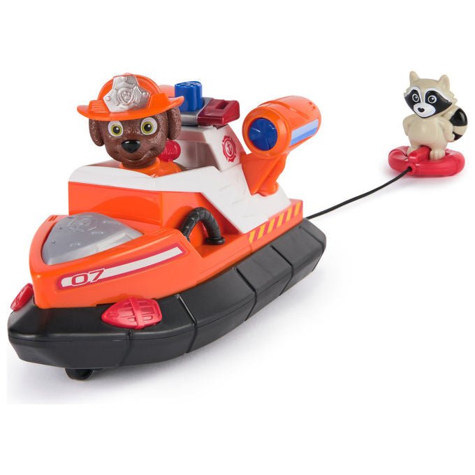 Spin Master PAW Patrol Barca di Salvataggio di Zuma con Personaggio e Salvagente