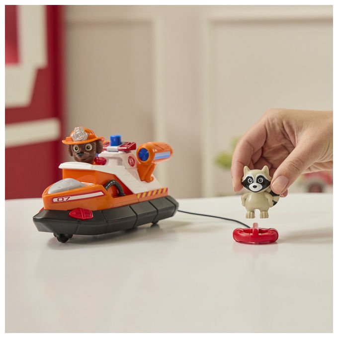 Spin Master PAW Patrol Barca di Salvataggio di Zuma con Personaggio e Salvagente