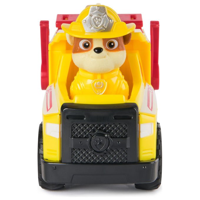 Spin Master Paw Patrol Camion dei Pompieri di Rubble Veicolo con Personaggio e Proiettili