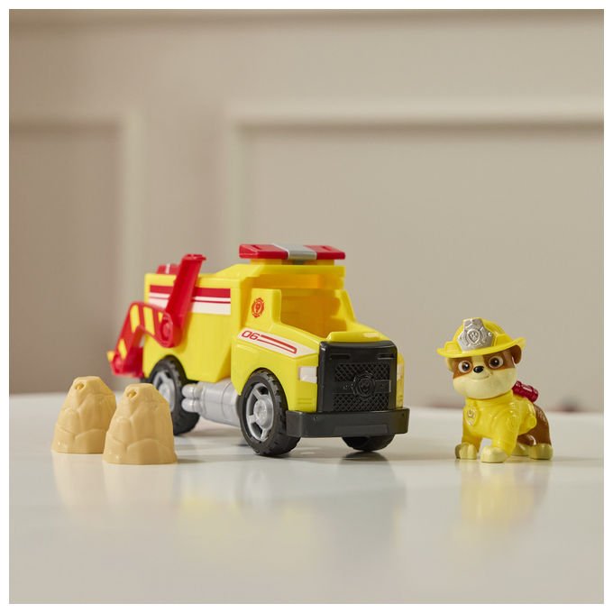 Spin Master Paw Patrol Camion dei Pompieri di Rubble Veicolo con Personaggio e Proiettili