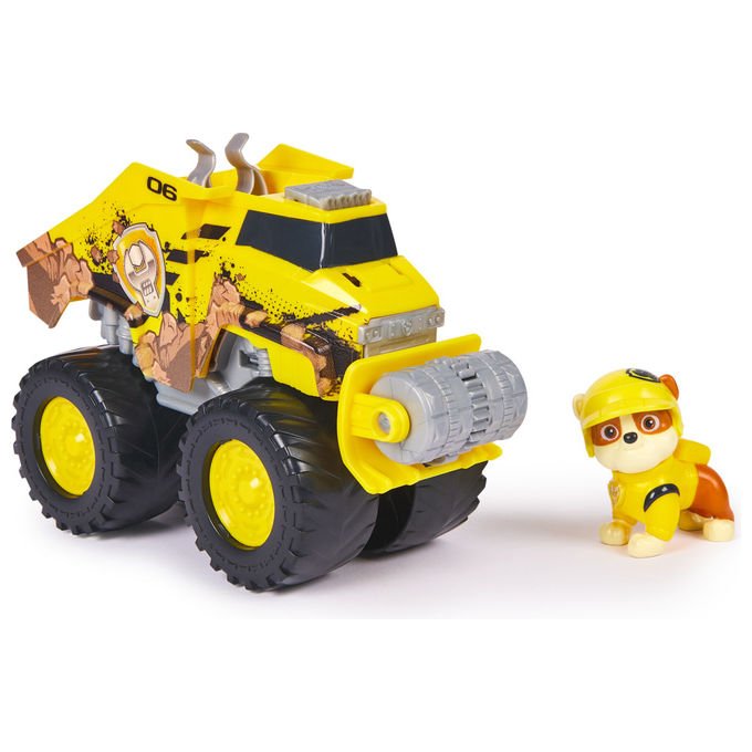 Spin Master Paw Patrol Rescue Wheels Bulldozer di Rubble Veicolo Giocattolo Trasformabile